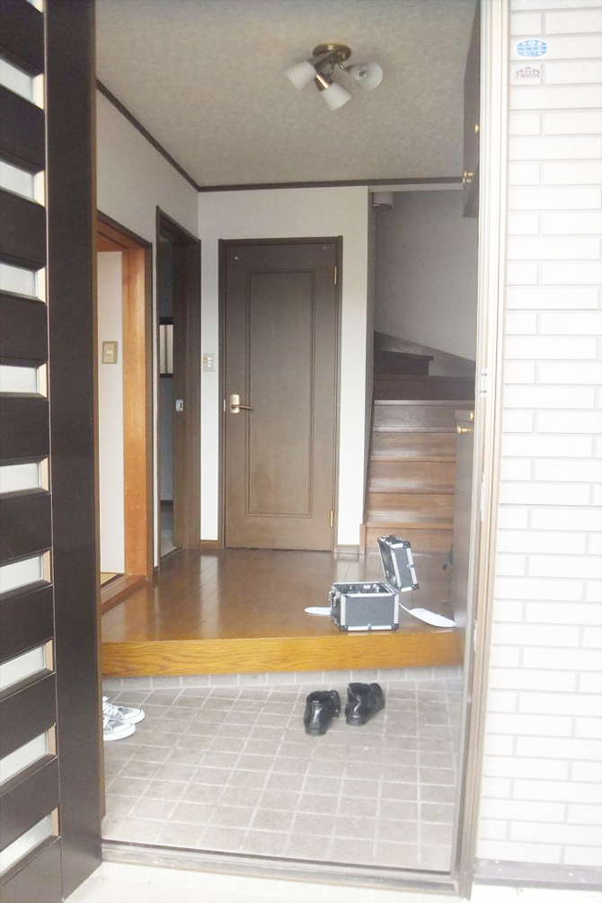 現地調査時の玄関｜横浜リノベーション
