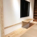 カウンターになる床の造作｜横浜リノベーション