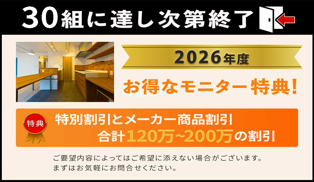 �P�O�g�l����Ń��j�^�[��W���I120����200���~���̎{�H������ɂȂ�B�N���b�N���ĉ��傷��B